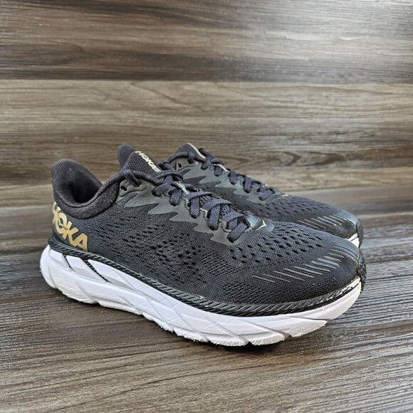 Hoka One One Clifton 7 1110509 BBRNZ Black Bronze Running Shoes - Women's Sz 7.5 - Picture 3 of 16